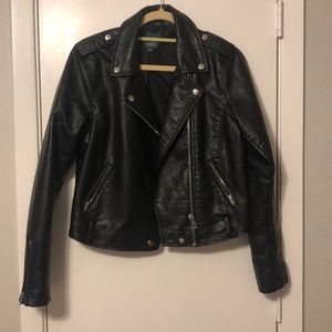 Faux leather jacket